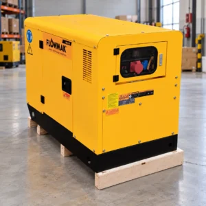 Vista en perspectiva del generador diésel Flowmak LDG8000S-JM220V 6KW